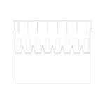 Blood typing test card